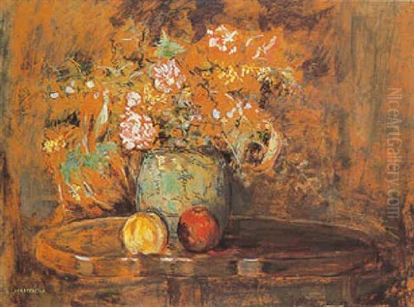 Still Life Of Flowers In A Vase - view 1