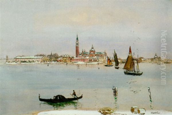 S. George Sous La Neige, Venise - view 1