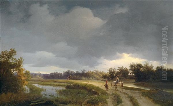 Weite Abendlandschaft - view 1