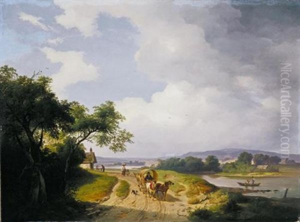 Flusslandschaft - view 1