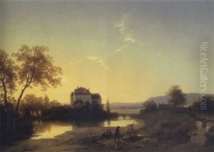 Blick Auf Schlos Laxenburg (?) Blick Auf Schlos Laxenburg (?)