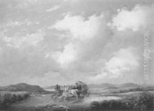 Landschaft Mit Fuhrwerk Landschaft Mit Fuhrwerk