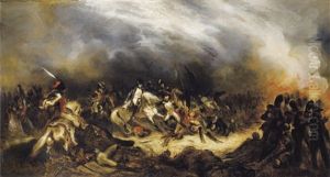 Napoleon A Waterloo by Auguste Raffet