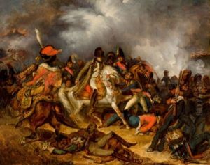 Napoleon A La Bataille D'eylau by Auguste Raffet