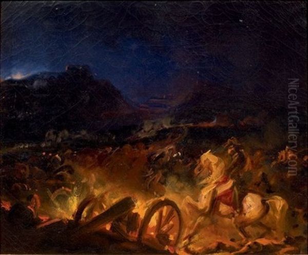Scene De La Bataille Du Mont-thabor - view 1
