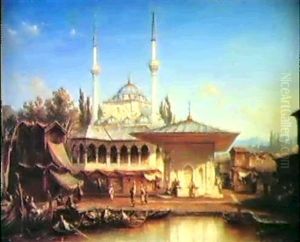The Mihrimah Sultan Mosque (known As Iskele Cami), In       Uskudar/scutari On The Asiatic Shore Of The Bosphorus