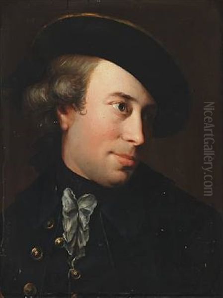 The Artist's Self-portrait With Black Hat And Coat - view 1