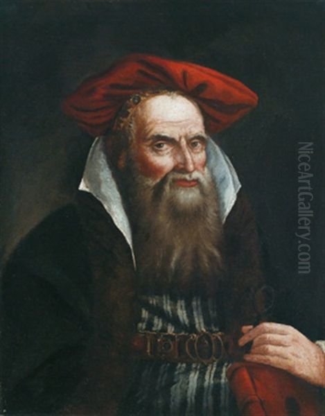 Portrat Eines Alten Orientalen - Ritratto Di Vecchio Orientale - view 1
