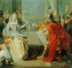Cleopatra's Banquet by Giovanni Raggi