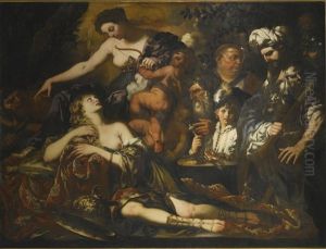 The Sacrifice Of Iphigenia by Pietro Paolo Raggi