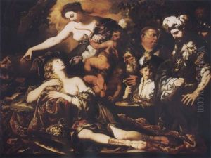 The Sacrifice Of Iphigenia by Pietro Paolo Raggi