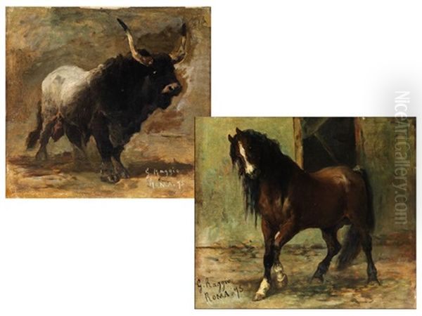 Pferd Und Bulle (pair) - view 1