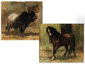 Pferd Und Bulle (pair)