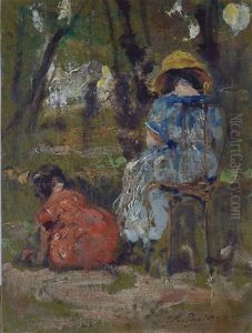 Figure Al Parc Monceau by Raffaele Ragione