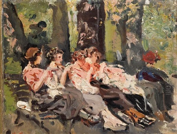 The Parc Monceau - view 1