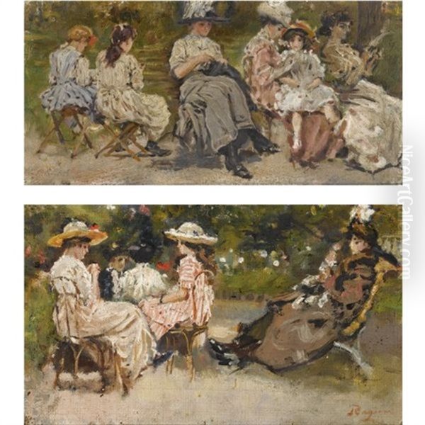 Parisian Scene (+ Another; Pair) - view 1