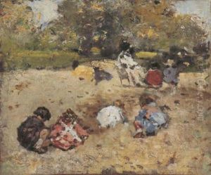 Giochi Di Bimbi Al Parc Monceau by Raffaele Ragione