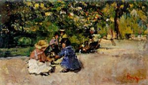 Giochi Di Bimbi Al Parc Monceau by Raffaele Ragione