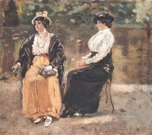 Signore Al Parc Monceau by Raffaele Ragione