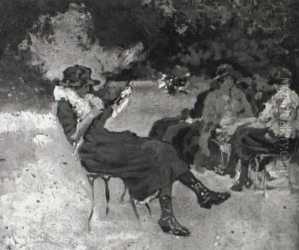 Au Parc Monceau, Paris - view 1