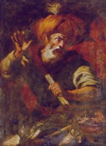 An Alchemist (?) by Michele Ragoglia
