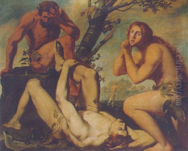 Adam And Eve Lamenting The Death Of Abel - view 1
