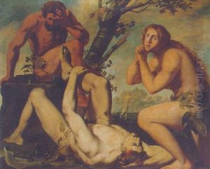 Adam And Eve Lamenting The Death Of Abel by Michele Ragoglia