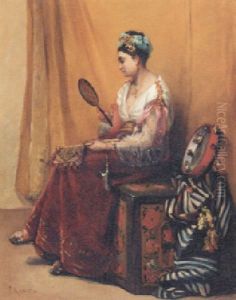 La Belle Algerienne by Jules Felix Ragot