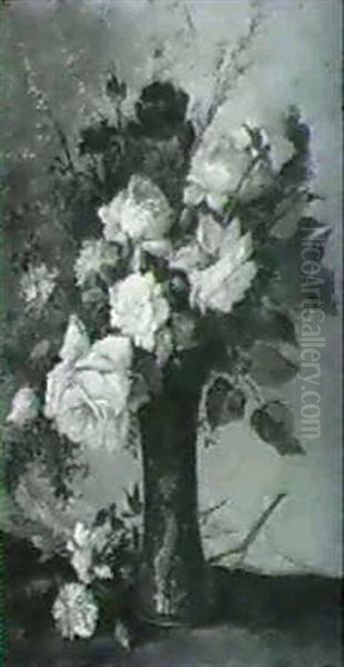 Roses In A Chinese Vase - view 1