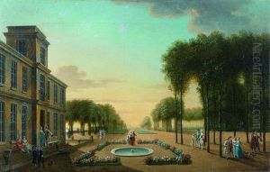 Vue Des Environs De Paris by Jean Baptiste Nicolas Raguenet