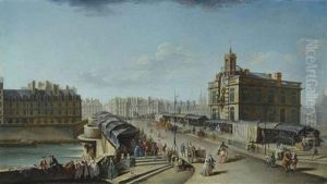 La Fontaine De La Samaritaine Et Le Pont Neuf