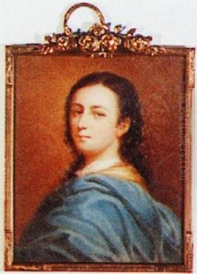 Portrait Of A Nobleman Wearing Blue And Yellow Robes