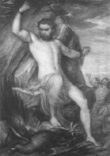 Prometheus An Den Felsen Geschmiedet - view 1