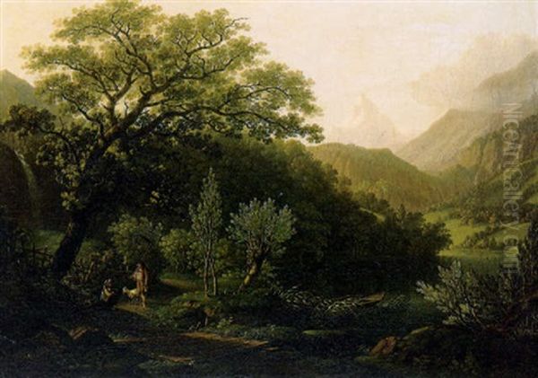Berglandschaft Mit Staffage - view 1