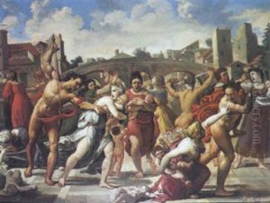 Le Massacre Des Innocents by Marcantonio Raimondi