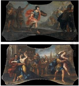 Orazio Coclite (+ Ratto Delle Sabine; 2 Works) by Francesco M. Raineri (Schivenoglia)