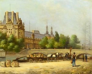 An Der Seine, Vor Dem Louvre