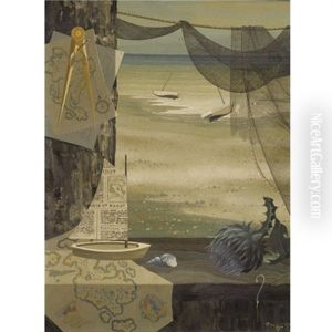 Marine Still Life With Thistle by Ratislaw Rakoff