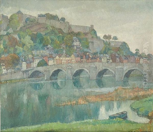 Le Pont De Jambes Par Temps Gris - view 1