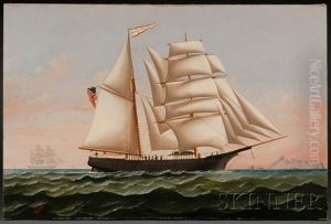 Portrait Of The Hermaphrodite Brig "eliza Stevens" Portrait Of The Hermaphrodite Brig "eliza Stevens"