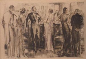 Six Figures Standing by Henry Patrick Raleigh