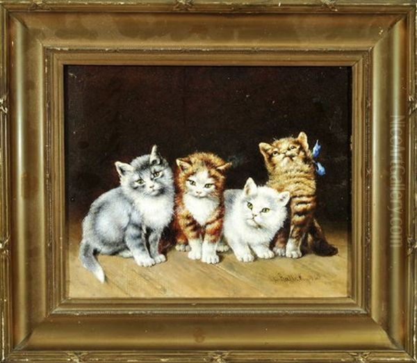 Vier Katzenkinder - view 1