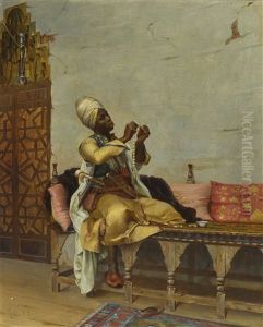 Stringing Pearls by Theodore Jacques Ralli