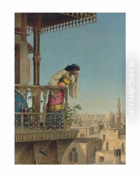 On The Balcony, Cairo - view 1
