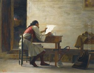 A Good Read by Theodore Jacques Ralli