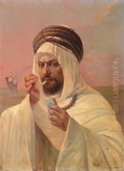 Portrait De Caid Algerien - view 1