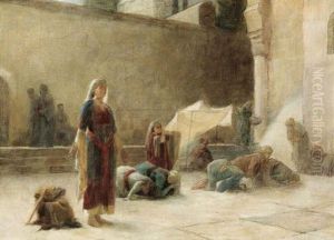 Le Parvis Du Saint Sepulcre A Jerusalem (study)