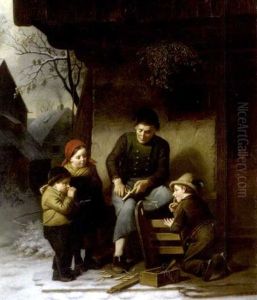 The Carver by Arthur Georges (Baron von) Ramberg