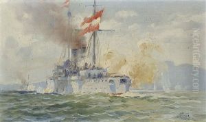 Kreuzer S.m.s by August von Ramberg