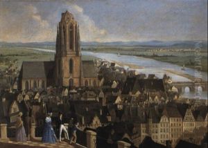 Blick Auf Frankfurt by Johann Anton Ramboux